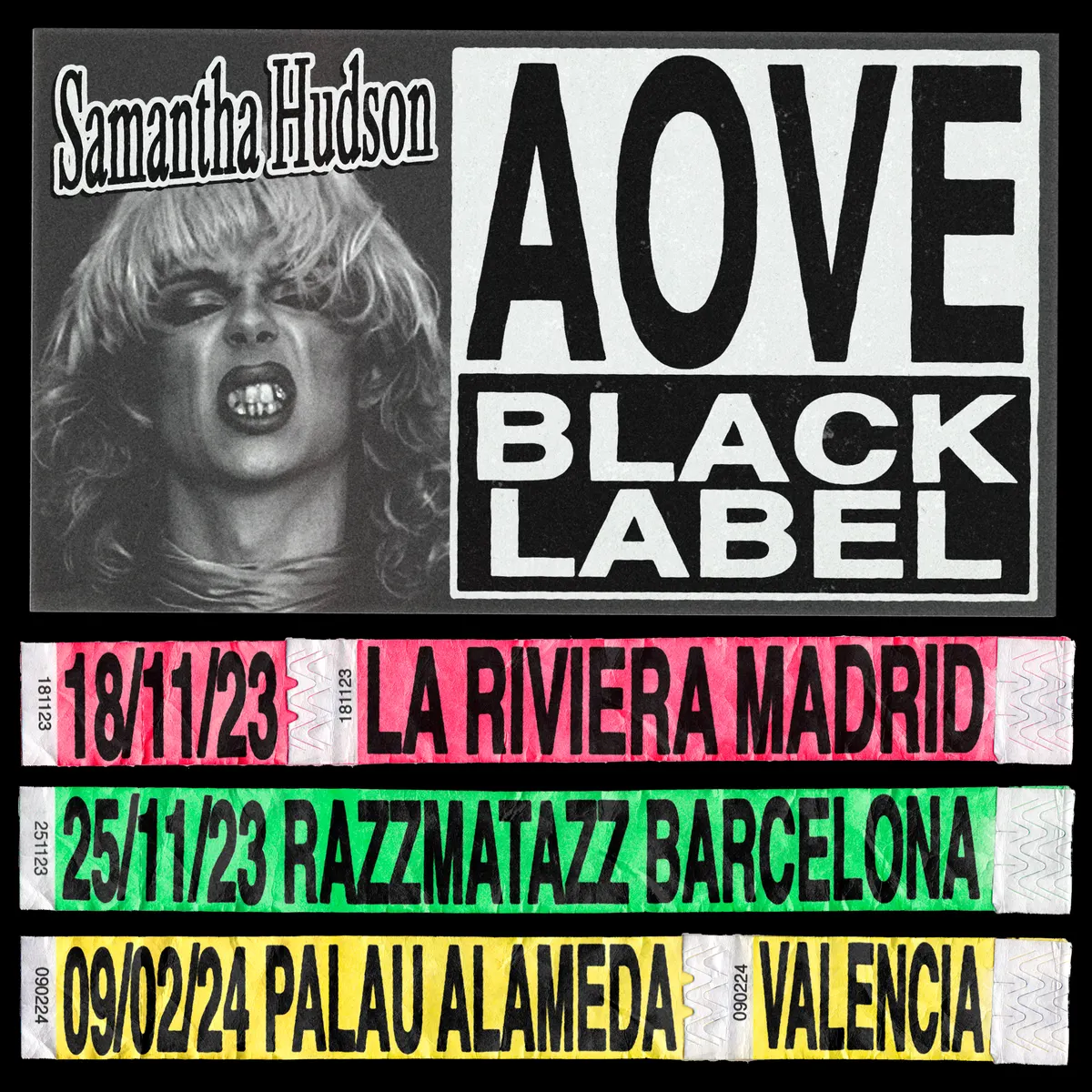 Samantha Hudson’s AOVE tour